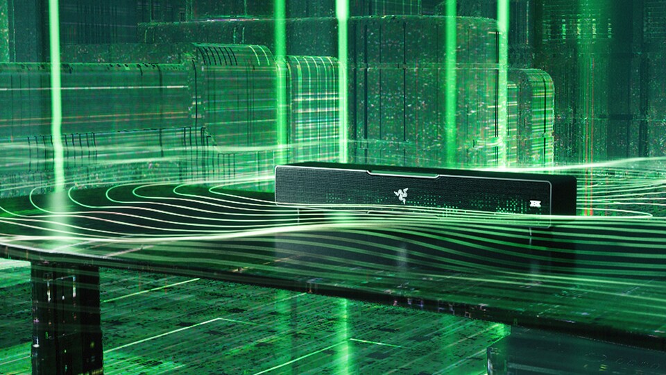 Erlebt mit der Razer Leviathan V2 tatsächlichen Surround-Sound an eurem Gaming-PC.