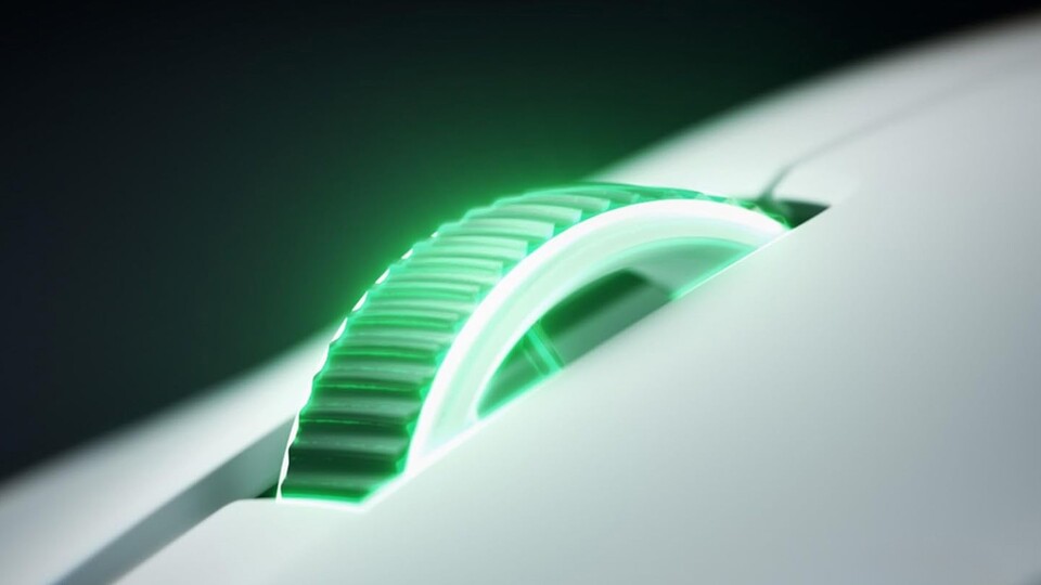 Das Mausrad ist bei der Razer Viper V4 Pro besonder hervorzuheben.
