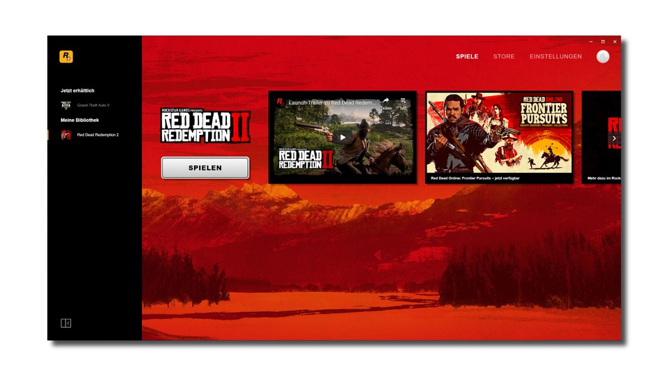Um den Rockstar Games Launcher kommen auch Spieler der Steam-Version von Red Dead Redemption 2 nicht herum.