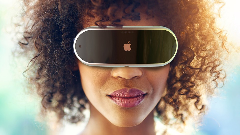 This is how concept designer Antonio De Rosa envisions Apple's mixed reality glasses.  (Image: Antonio De Rosa)