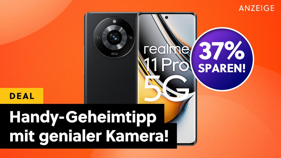Aktuell findet ihr bei Amazon wohl kaum einen besseren Smartphone-Deal als diesen hier: Das Realme 11 Pro mit mehr als 100€ Rabatt!
