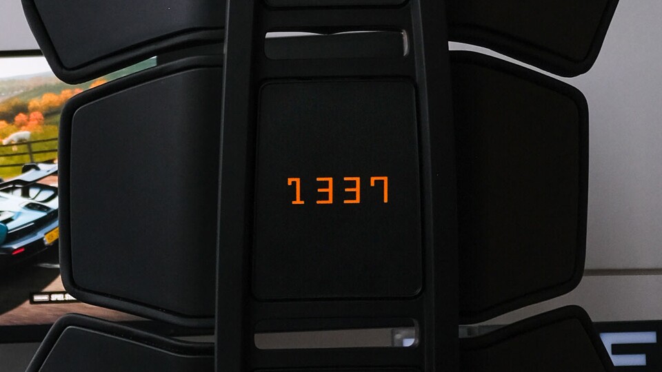 Dieser RECARO Nxt hat eine besonders schicke Rückseite.