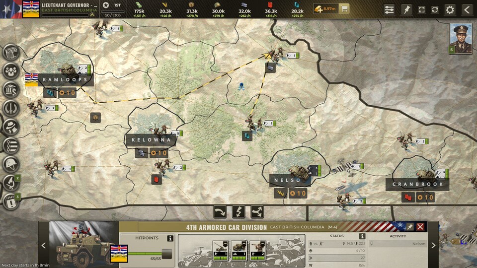 Bytro Labs entwickelt seit 2009 browserbasierte und mobile Online-Strategiespiele mit historischen Settings. Hier Call of War: World War 2.
