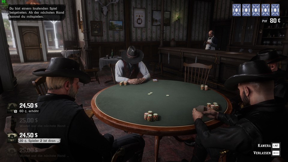 Wer die große Kunst des Poker beherrscht, kann in Red Dead Online eine Menge Dollars gewinnen.