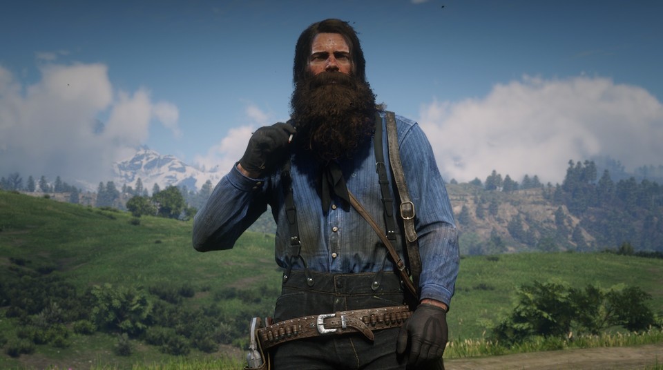 Wer Arthur nicht rasiert, bekommt irgendwann einen Bart der selbst Gandalf Konkurrenz macht. (Screenshot von Reddit-User EdricSnowbeard)