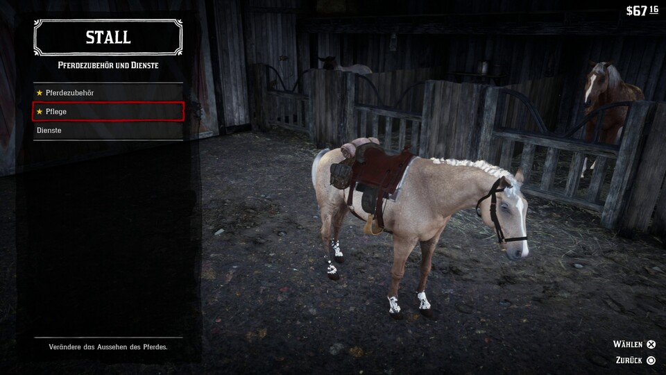 Pferde in Red Dead Redemption 2 brauchen viel Zuwendung und Pflege.