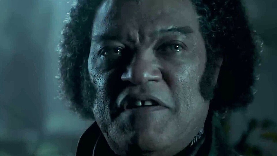 Selbst Schauspielgrößen wie Laurence Fishburne können kaum etwas gegen das Drehbuch ausrichten. Bildquelle: Netflix