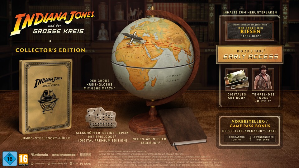 Diese coole Collectors Edition von Indys neuem Abenteuer könnt ihr gewinnen.
