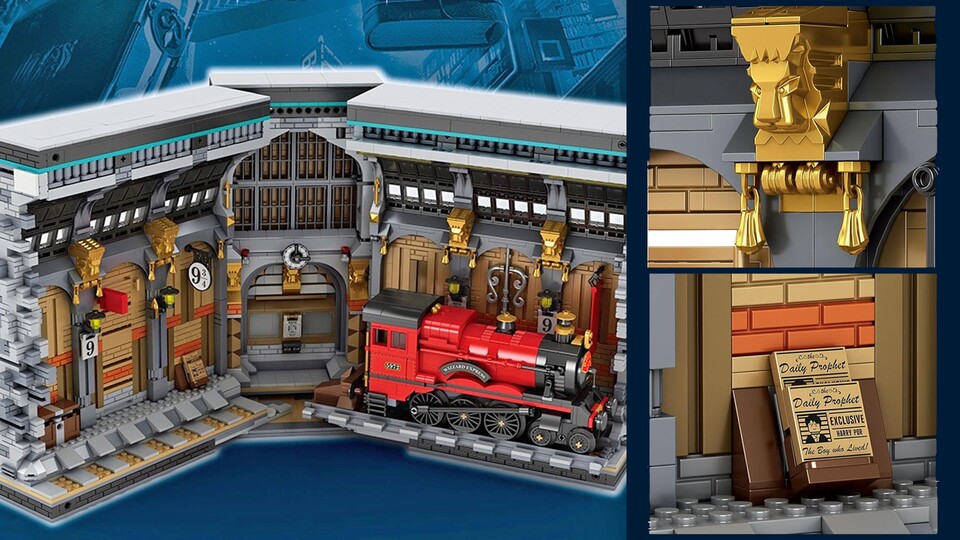 Auch nett: Ein Klemmbaustein-Set aus dem Bücherregal nehmen und aufklappen. So werden viele Details überhaupt erst sichtbar!