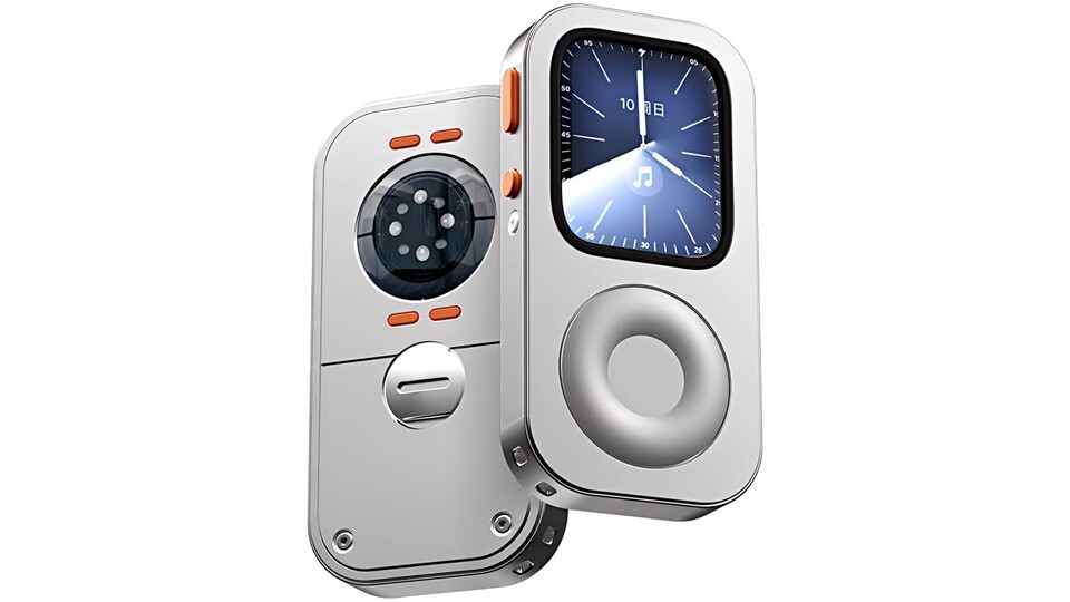 Wie im Bild ersichtlich kann die Rückseite geöffnet werden. Die Apple Watch wird anschließend dort hinein gelegt. (Bild: Techpod)