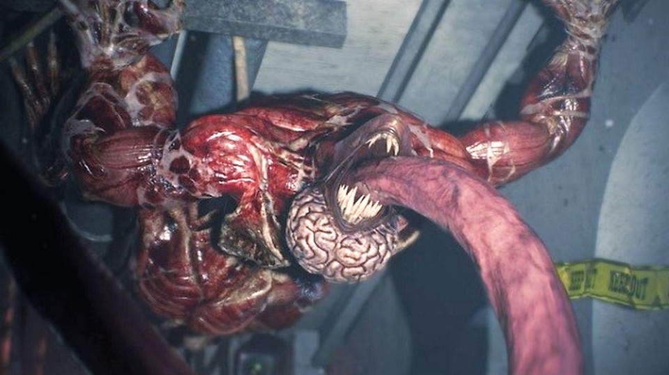 Der Licker hat im Resident Evil 2 Remake nichts von seinem Schrecken eingebüßt, eher im Gegenteil.