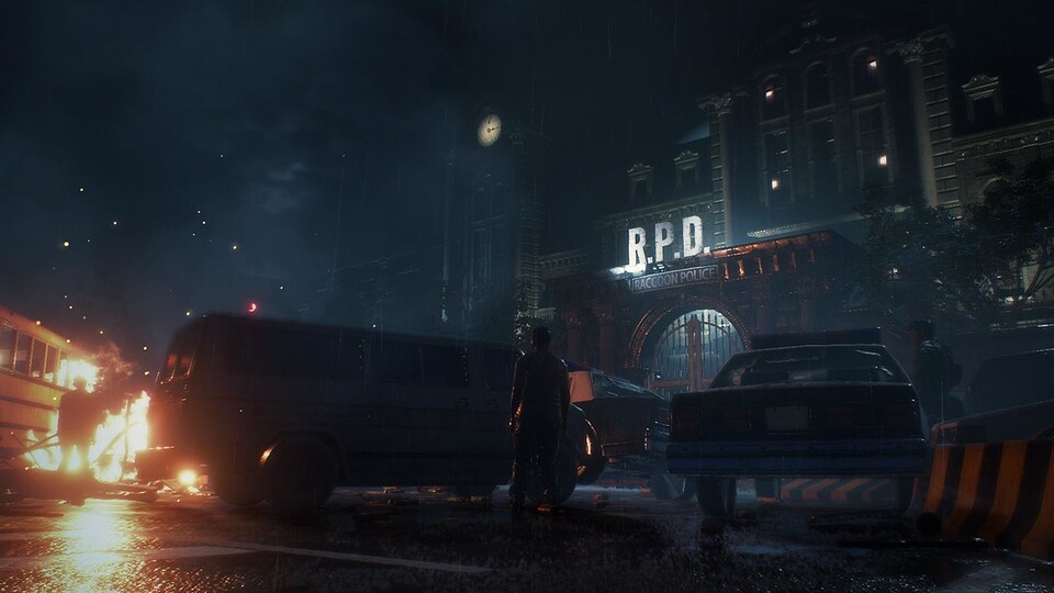 In Resident Evil 2 wird die Stadt Racoon City von Zombies heimgesucht.