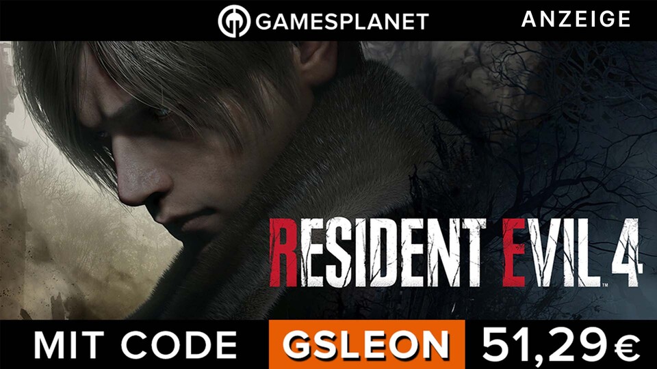 Das neue Resident Evil 4 Remake könnt ihr euch jetzt noch vor Release mit 15% Rabatt bei Gamesplanet schnappen.