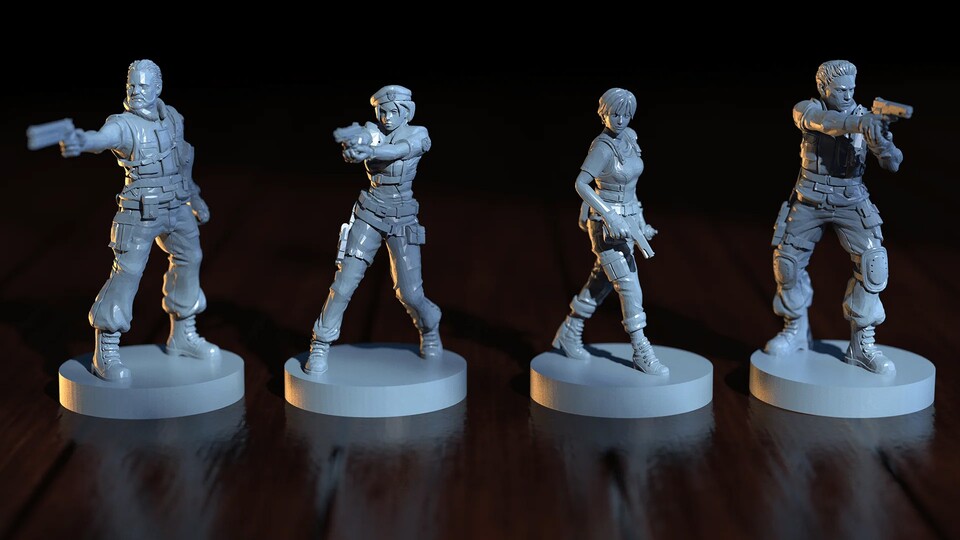 Die detailreichen Miniaturen fangen die Stimmung des Spiels richtig gut ein.