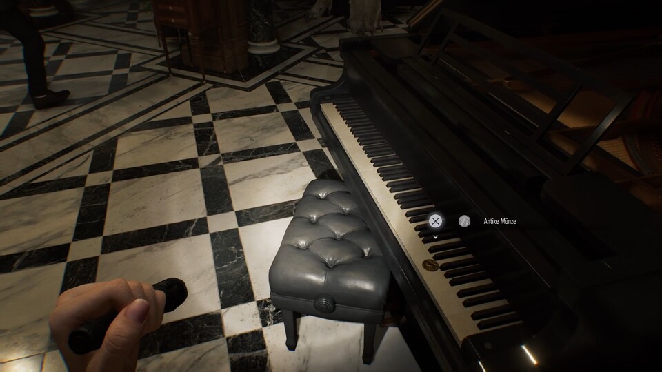 Da scheint der Pianist sein Kleingeld vergessen zu haben.