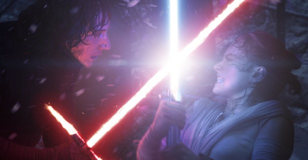 Rey vs. Kylo Ren in Star Wars: Episode 7 - Das Erwachen der Macht