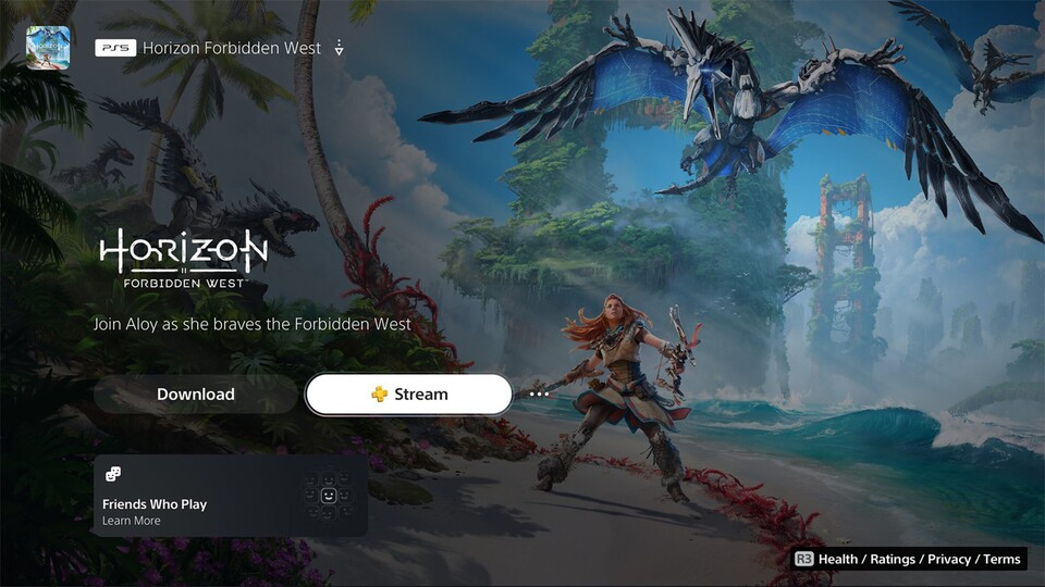 Auf der PS5 besitzt jedes Spiel und jede App ihr eigenes Menü-Design.