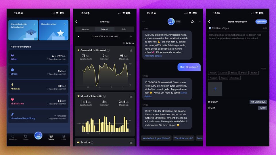 Die Schaltfläche in der Mitte ist eine KI-Hilfe, um bei Fragen zur Seite zu stehen. Allerdings ist sie nicht mehr als ein Gimmick.