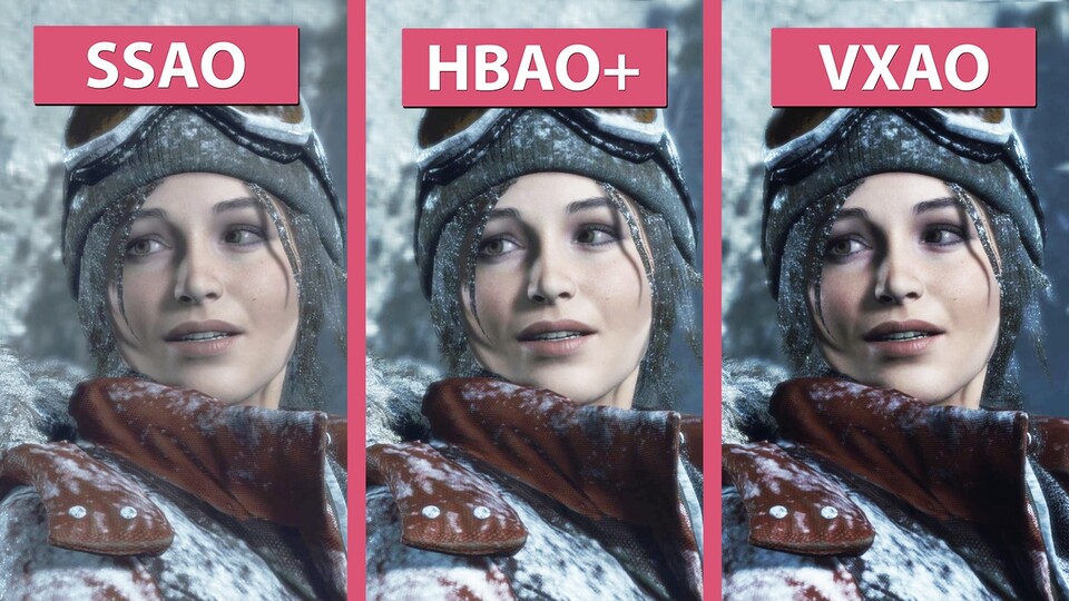 Rise of the Tomb Raider - Neue Grafik-Option VXAO im Vergleich zu HBAO+ und SSAO
