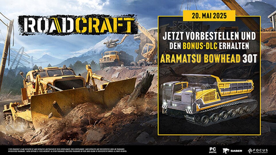 Wenn ihr euch noch vor Release das Spiel schnappt, könnt ihr euch coole Boni sichern – so etwas diesen coolen Muldenkipper!