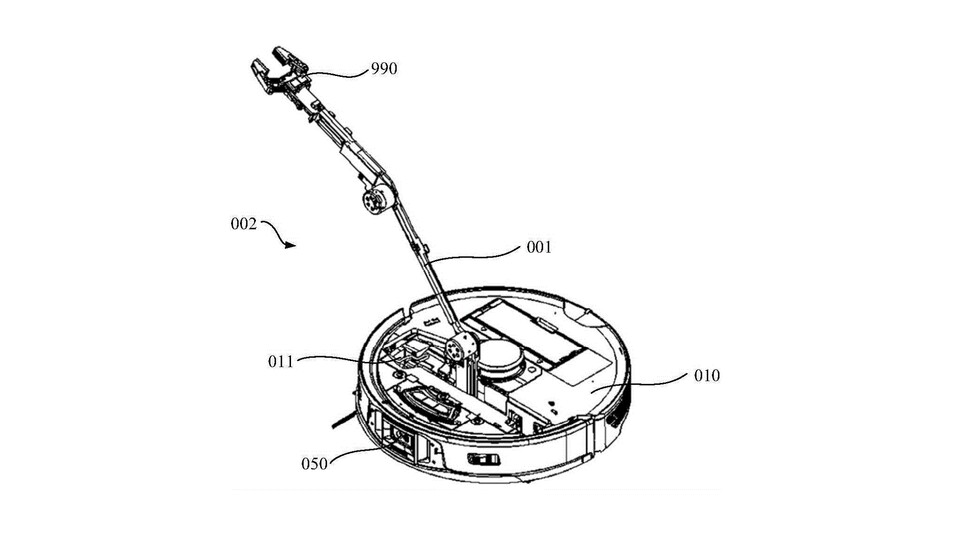 Ein neues Patent des Saugroboter-Hersteller Roborock macht stutzig. (Quelle: Roborock via Google Patents)