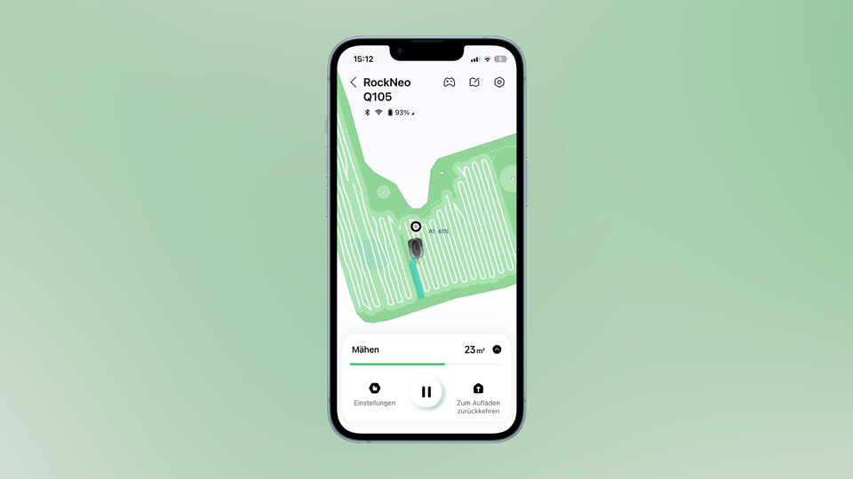 Cool: Auf der Karte seht ihr durch eine blaue Linie, welche Route der Q105 einschlagen wird.
