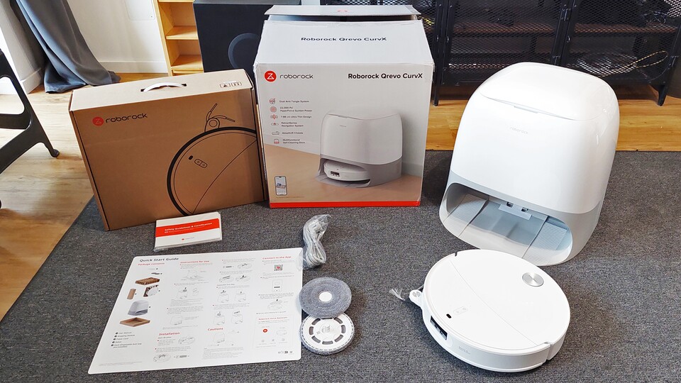 Der Karton war etwas groß, aber dafür ist die Einrichtung ganz einfach.