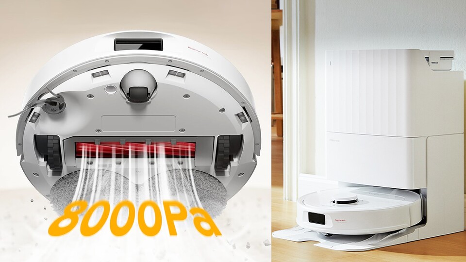 Mit einer deutlich höheren Saugkraft und einer Dockingstation, die auch das Wasser aussaugt, ist der roborock QV 35A in seiner Preisklasse unschlagbar.