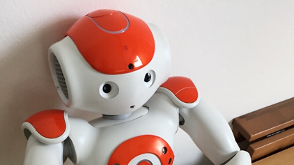 Roboter wirken auf Menschen wie Lebewesen. (Bildquelle: Plos.org/Uni Duisburg-Essen)