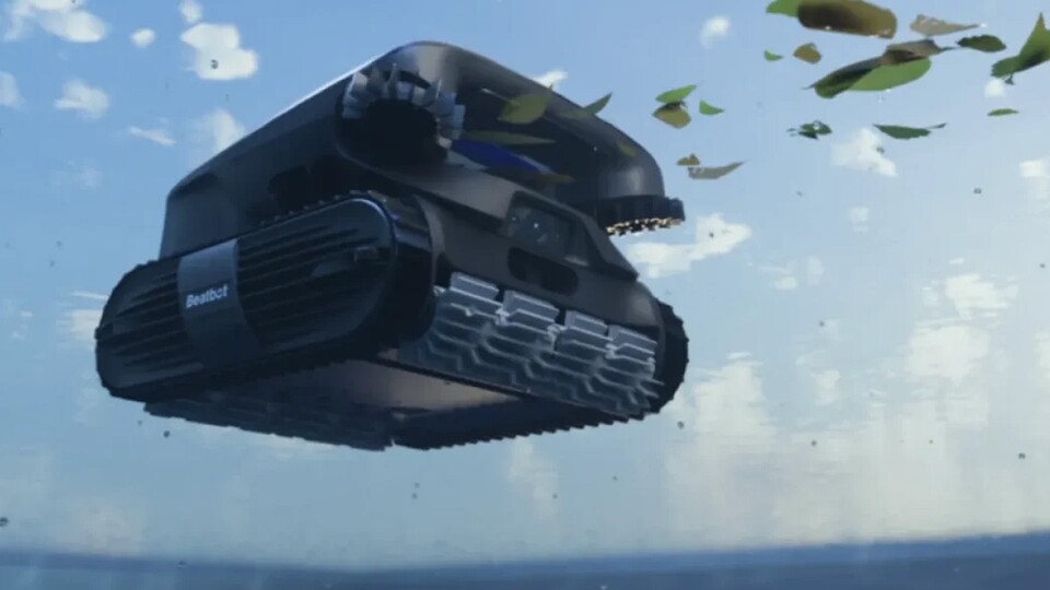 Der Beatbot AquaSense 2 Ultra ist ein Poolroboter, der nicht nur den Dreck herausfischt, sondern gleich auch noch das Wasser filtert.