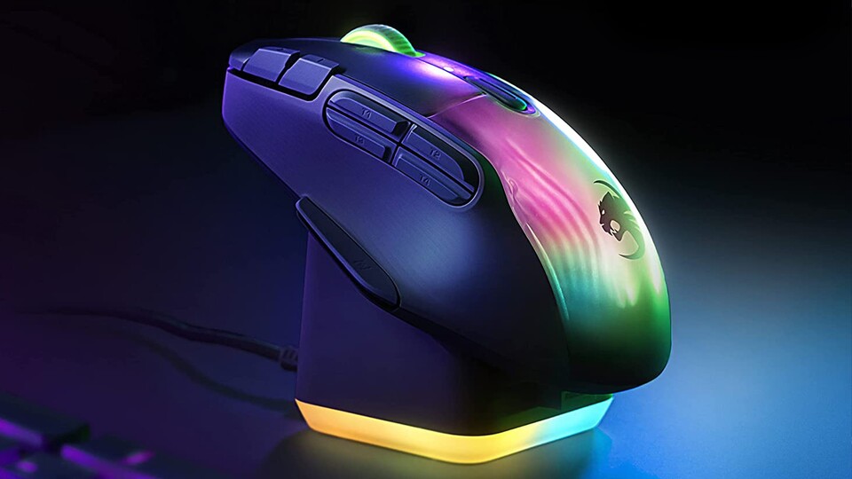 Die Roccat Kone XP Air sieht nicht nur phänomenal aus dank RGB-Applikationen, sondern unterstützt euch auf jedem Schlachtfeld tatkräftig mit 29 Tasten!