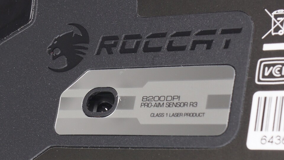 Den Pro-Aim R3 Laser-Sensor mit 8.200 dpi verwendet Roccat bereits in der Kone XTD.