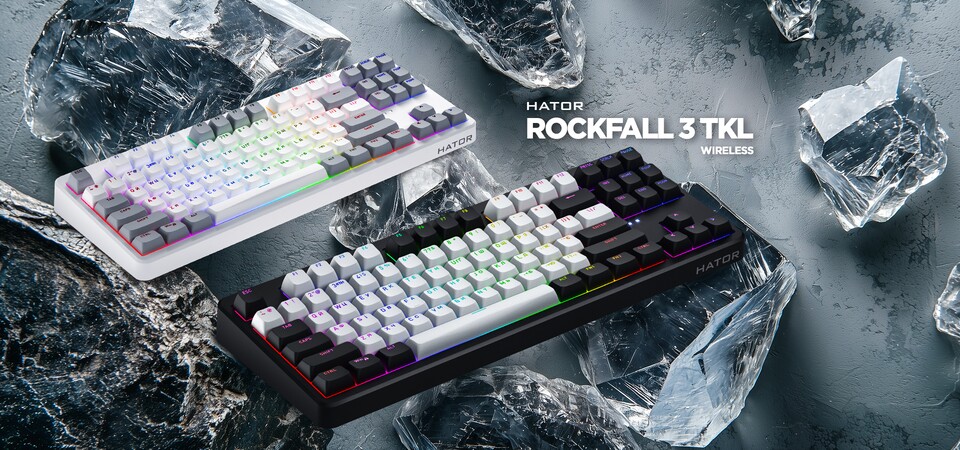 Die Rockfall 3 TKL: Der kompakte Kern eures Gaming-Setups.
