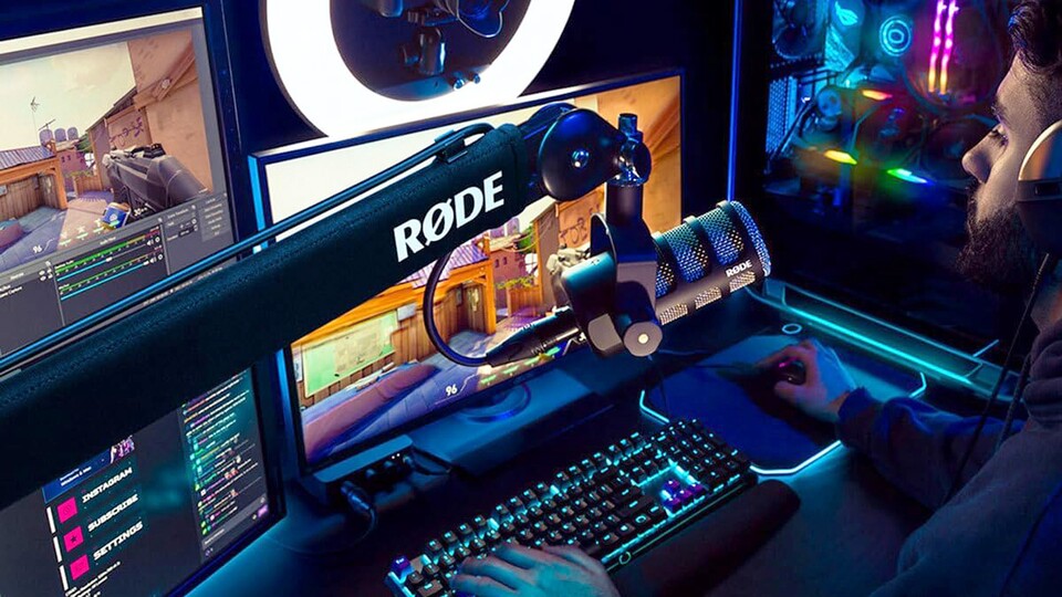 Gerade beim Gaming und Streamen braucht man auf seinem Tisch eine ungestörte Fläche und Sicht.