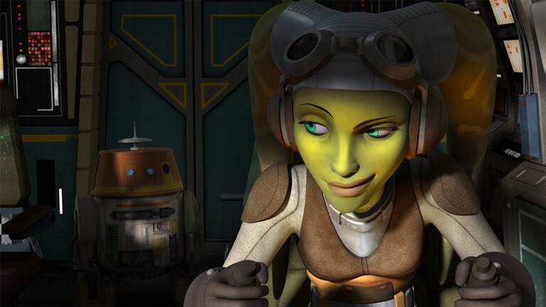 Rebellenpilotin Hera Syndulla in Star Wars: Rebels.