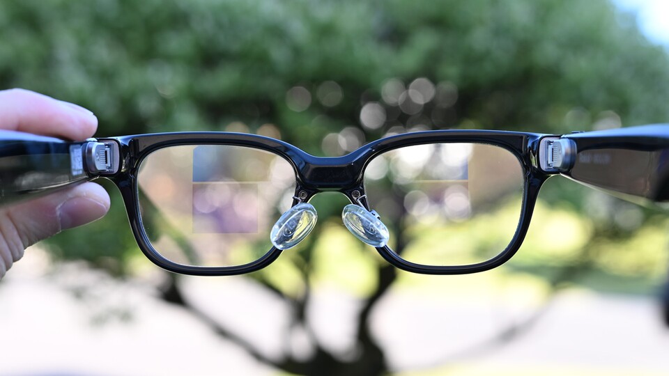 Die Nasenpads sind einfach zu groß für meine Nasenform. Schade! (Bild: Patrick S. – GameStar Tech)