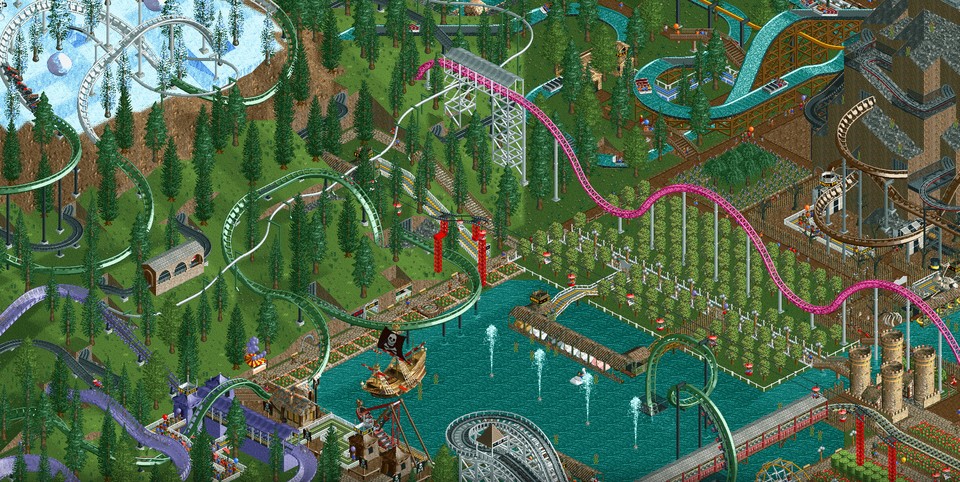 Rollercoaster Tycoon kehrt 18 Jahre nach seiner Erstveröffentlichung als Classic-Version auf Steam zurück.