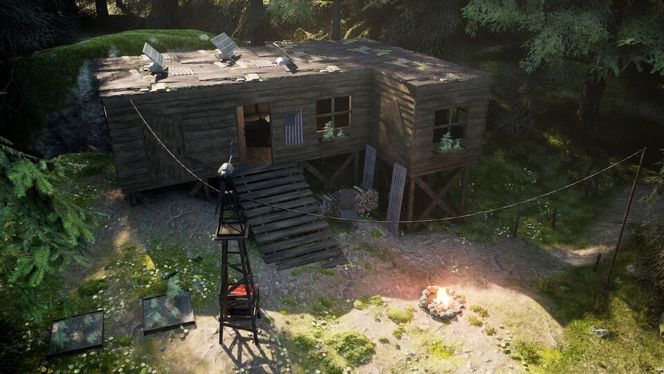 Besonders beeindruckend wirkt der erste Prototyp des Basenbaus noch nicht, aber das kann sich natürlich noch ändern.