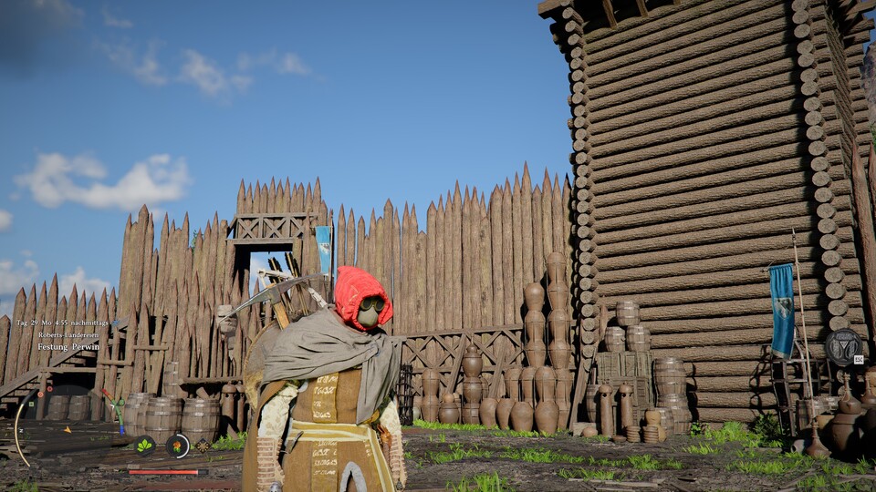 Schick, oder? Die modische Gasmaske braucht ihr für den Bosskampf gegen den Roten Alptraum.