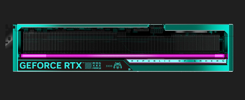 Im Seitenprofil lächelt einen nicht nur der Kühlergrill an, sondern auch eine kleine Pixel-Hatsune – Kawaii °˖✧◝(⁰▿⁰)◜✧˖°