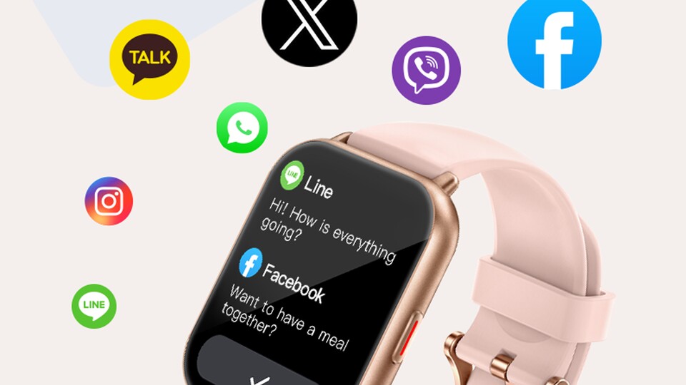 Von Facebook bis Instagram: Alle wichtigen Apps sind mit dabei. Taschenlampe, Handy-Finder und Co. sind natürlich auch an Bord.
