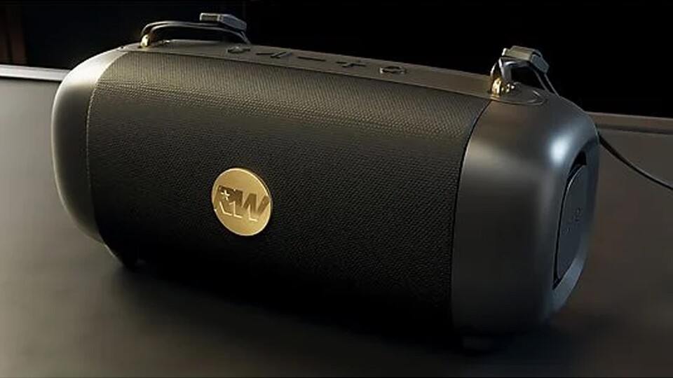 Mit Subwoofer und Tragegurt seid ihr auch unterwegs für alle musikalischen Eventualitäten gerüstet.