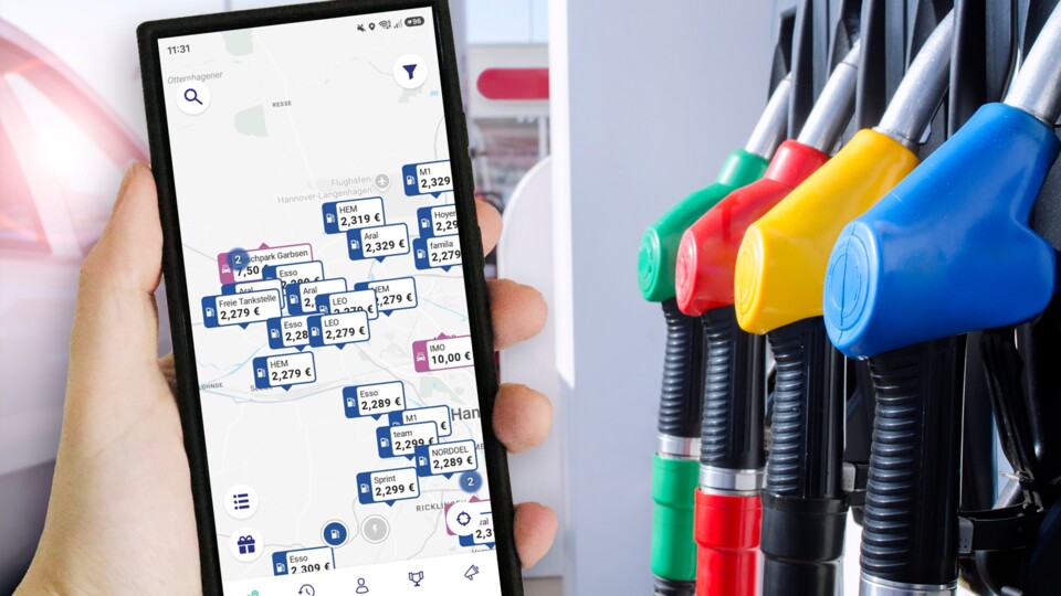 Mit der RYD-App lässt sich direkt an der Zapfsäule zahlen und sogar etwas Geld sparen. (Bildquelle: GameStar Tech; littlewolf1989 Adobe Stock)