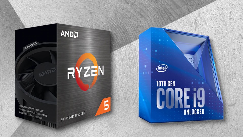 In unserem Test muss sich der Ryzen 5 5600X unter anderem Intels Top-Modell Core i9 10900K stellen.
