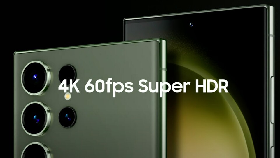 Super-HDR-Videos sollen sich mit dem S23 Ultra in 4K mit bis zu 60 FPS filmen lassen.
