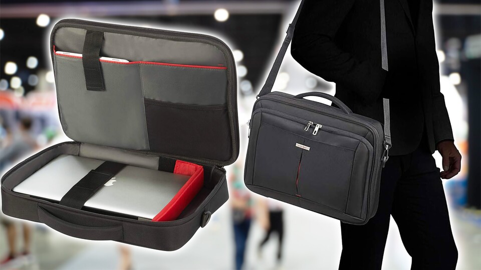 Manchmal ist eine Tasche einfacher zu hantieren. Aber auch hier sollte man für Laptops einen sicheren Platz haben.