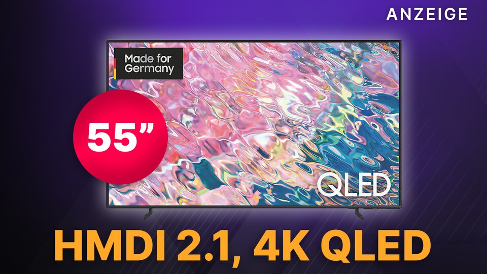 Mächtige Farbpracht für Games und Filme: Hätte ich eine PS5 würde ich füe diesen 4K QLED TV für den Preis meine Seele verkaufen!