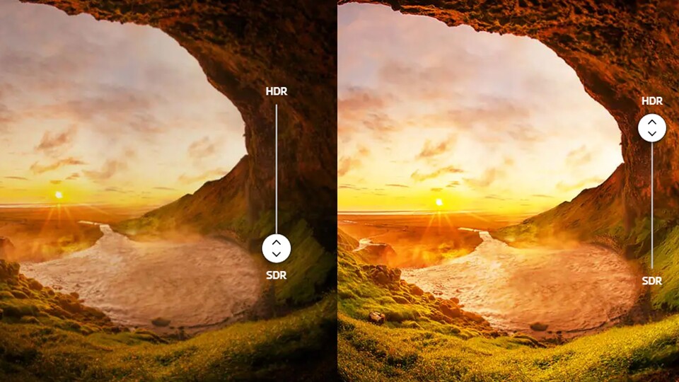 Natürlich unterstützt der Samsung Crystal UHD TV auch HDR und HDR10+ - da habt ihr alle Farben schön!