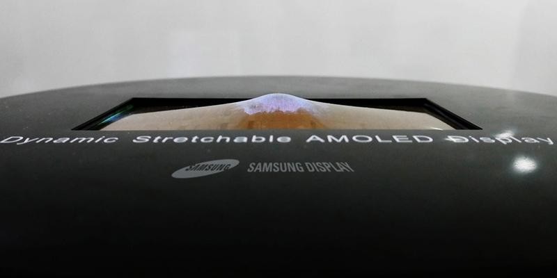 Samsung hat im Mai 2017 bereits ein biegsames OLED-Display vorgestellt.