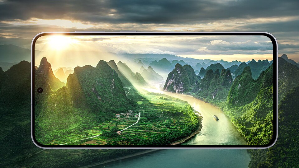 Großes AMOLED-Display mit 120 Hertz – das Samsung Galaxy S25 FE zeigt Flaggschiff-Qualitäten zum überaus fairen Preis.